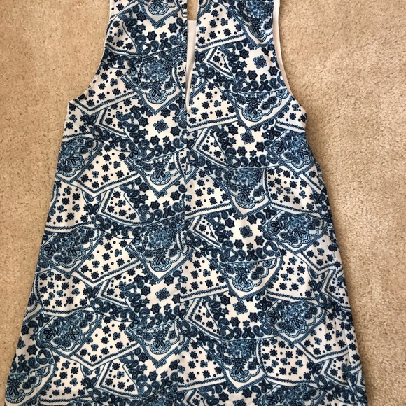 Tobi Blue Patterned Dress - Picture 4 of 6